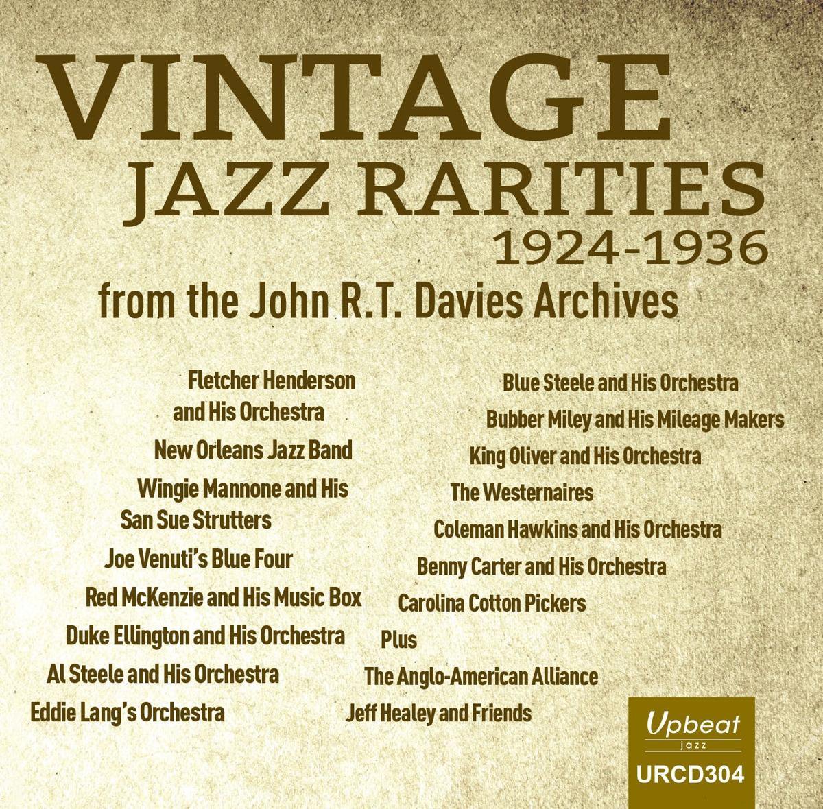 Vintage Jazz Rarities 1924-1926 From The John R T Davies Archives