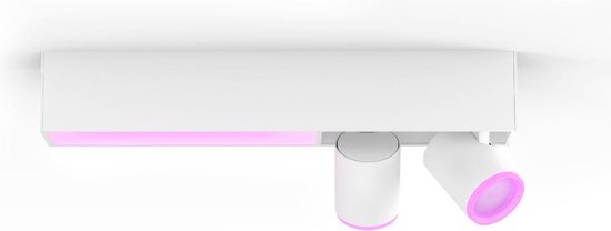 Philips Hue Centris Plafond Opbouwspot - White and Color Ambiance - GU10 - Wit - 2 x 10,5W - Bluetooth