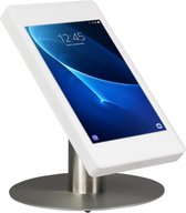 Tablet tafelstandaard Fino voor Samsung Galaxy Tab A 10.5 – wit/RVS – camera bedekt