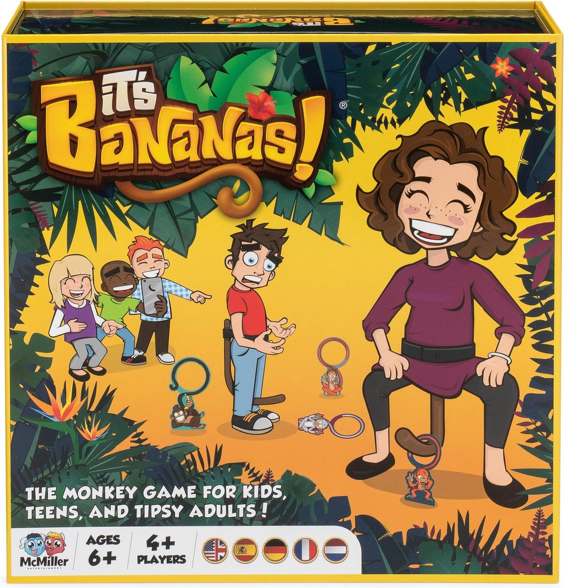 McMiller Entertainment It's Bananas The Monkey Game Board Game