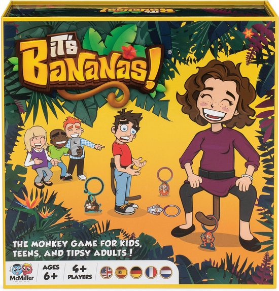 Afbeelding van het spel It's Bananas! the monkey game for kids, teens and tipsy adults! (met Nederlandse instructies)