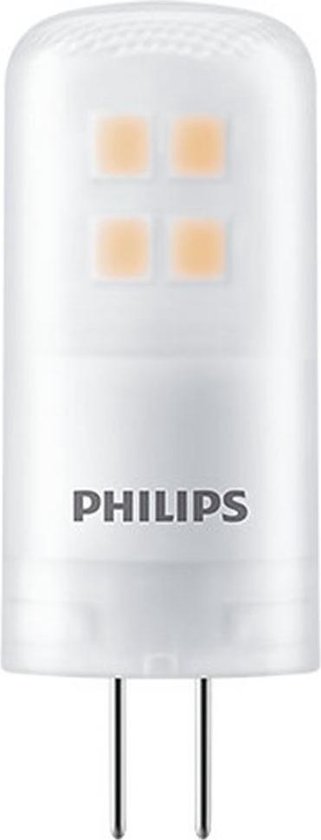 Philips LED lamp G4 Stift Lichtbron - Warm wit - 2,1W = 20W - Ø 1,5 cm - Dimbaar - 1 stuk