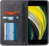 Apple iPhone SE (2020) Wallet Hoesje - Zwart