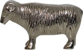 Beeld | ornament | schaap | aluminium | zilver | 12cm