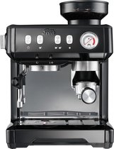 Solis Grind & Infuse Compact 1018 Koffiemachine met Bonen - RVS Pistonmachine Koffie - Zwart
