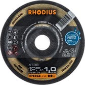RHODIUS Doorslijpschijf XT38 125x1.0 mm 10 stuks
