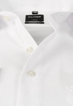 OLYMP Luxor modern fit overhemd - wit - Strijkvrij - Boordmaat: 42