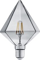 LED Lamp - Filament - Trion Krolin - E27 Fitting - 4W - Warm Wit 3000K - Rookkleur - Glas - BES LED