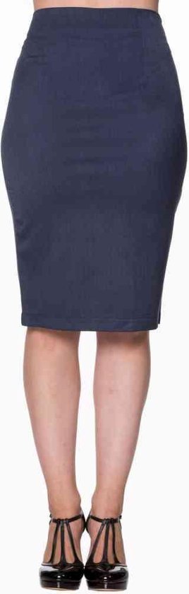 Blauwe kokerrok new arrivals