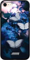 iPhone 7 Hoesje TPU Case - Blooming Butterflies #ffffff