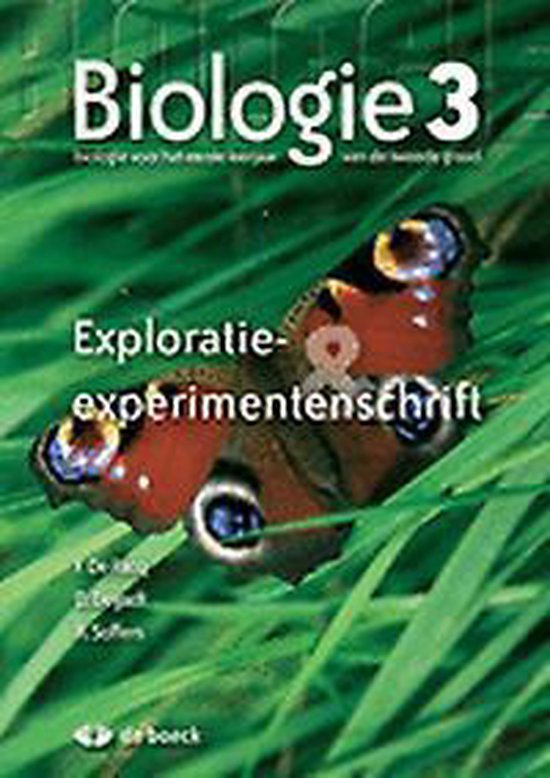 Cover van het boek 'Biologie 3 - exploratie- en experimentenschrift'