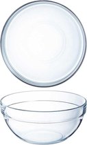 Arcoroc Empilable Servies - Kom - 7cm - Glas - (set van 6) En Yourkitchen E-kookboek - Heerlijke Smulrecepten