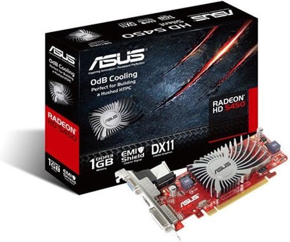 ASUS EAH5450 SILENT / DI / 1GD3 (LP) AMD Radeon HD5450 1 GB GDDR3 | bol.com
