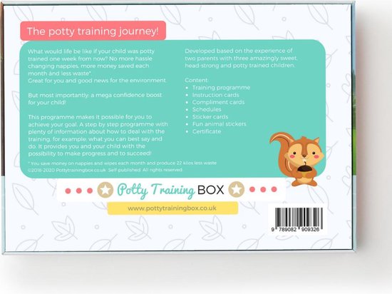Boîte De Propreté - Kit Apprentissage Pot En 1 Semaine - Système Récompenses (Autocollants, Diplôme) - Enfants 2+ Ans