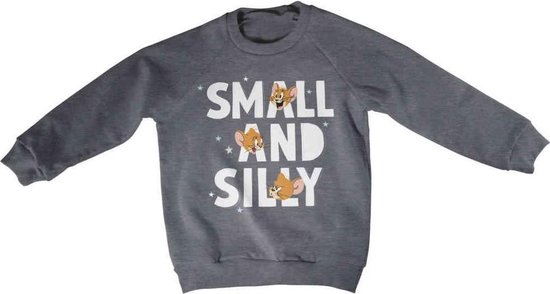 Tom And Jerry Sweater/trui kids -Kids tm 8 jaar- Jerry - Small And Silly Grijs