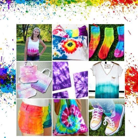 VSCO Girl TIE-DYE kit van hoge kwaliteit Complete kit van