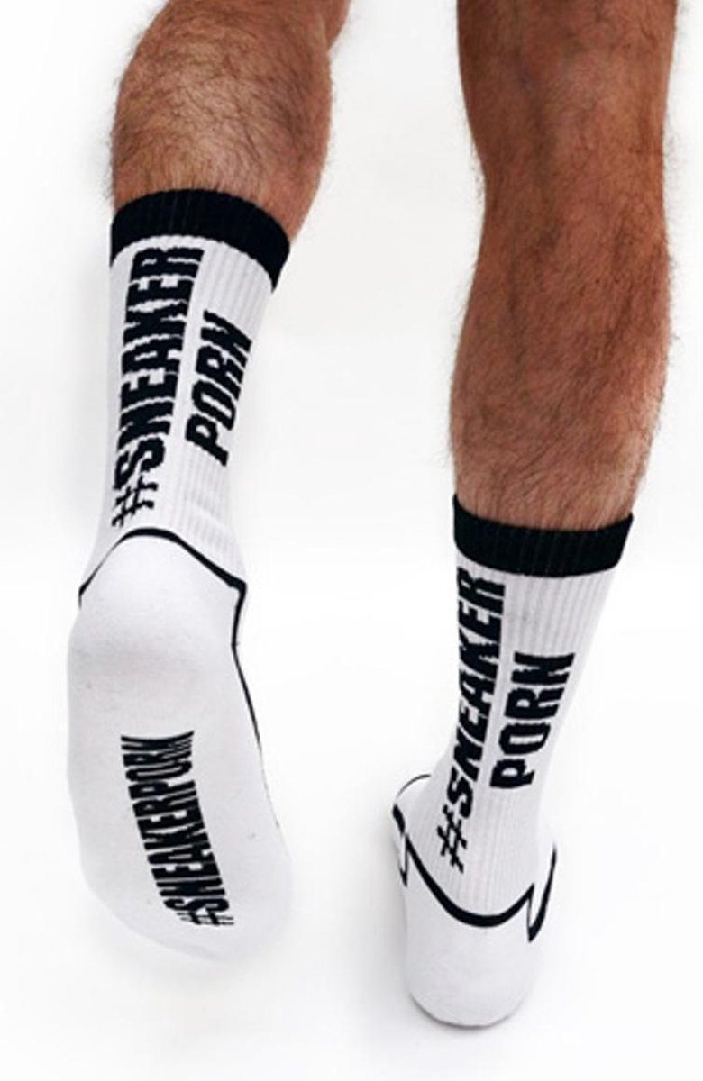 Sneakerporn socks white black 39-42