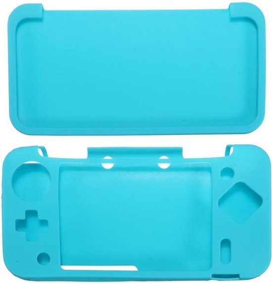 Silicone Bescherm Hoes voor Nintendo 2DS XL Turquoise