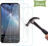 Nokia 2.2 Screenprotector Glas - Tempered Glass Screen Protector - 3x AR QUALITY