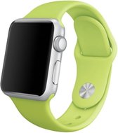 iWatch bandje – Neon Groen – 38/40 mm – Apple Watch – Sportbandje – Green - S/M – Siliconen - Apple Watch Serie 3/2/1 – Apple Watch Serie 5/4