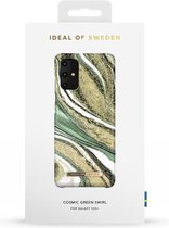 ideal of sweden fashion case geschikt voor samsung galaxy s20+ cosmic green swirl