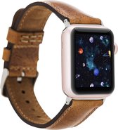 Bouletta lederen Watchband iWatch bandje 42/44 mm Series 1/2/3/4/5 - Vegetal Tan