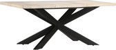 Eettafel Massief hout (Incl LW3D Klok)) - Dineertafel - Eet tafel - Eetkamertafel - Woonkamer tafel