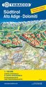 South Tirol / Alto Adige / Dolomites Road Map & Panoram. Map