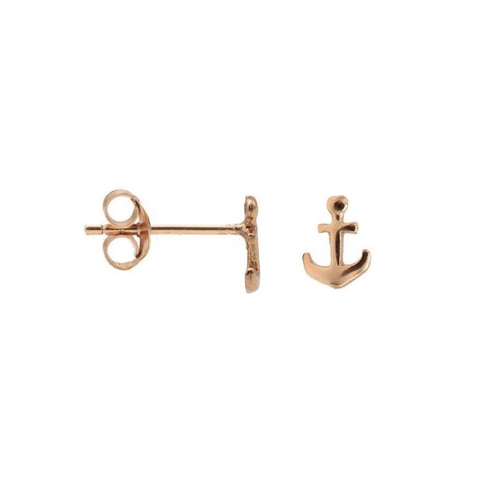 Karma Symbols oorbel M1697 Anchor Rosé