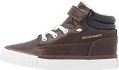 BUCK Meisjes sneakers hoog - Donker bruin - maat 31