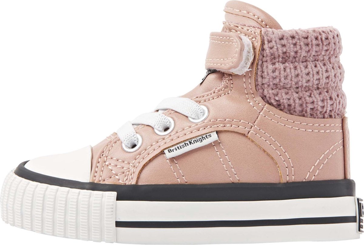 British Knights ATOLL Baby meisjes sneakers hoog Roze maat 23 - Schoenen.nl
