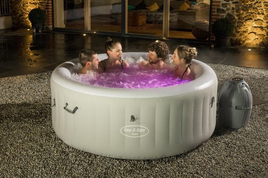 Lay-Z Spa Jacuzzi Tahiti 180X66cm AirJet - 2/4 personen - incl. LED verlichting