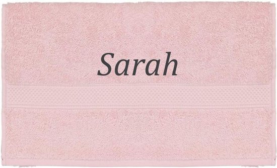 Handdoek - Sarah - 100x50cm - Roze
