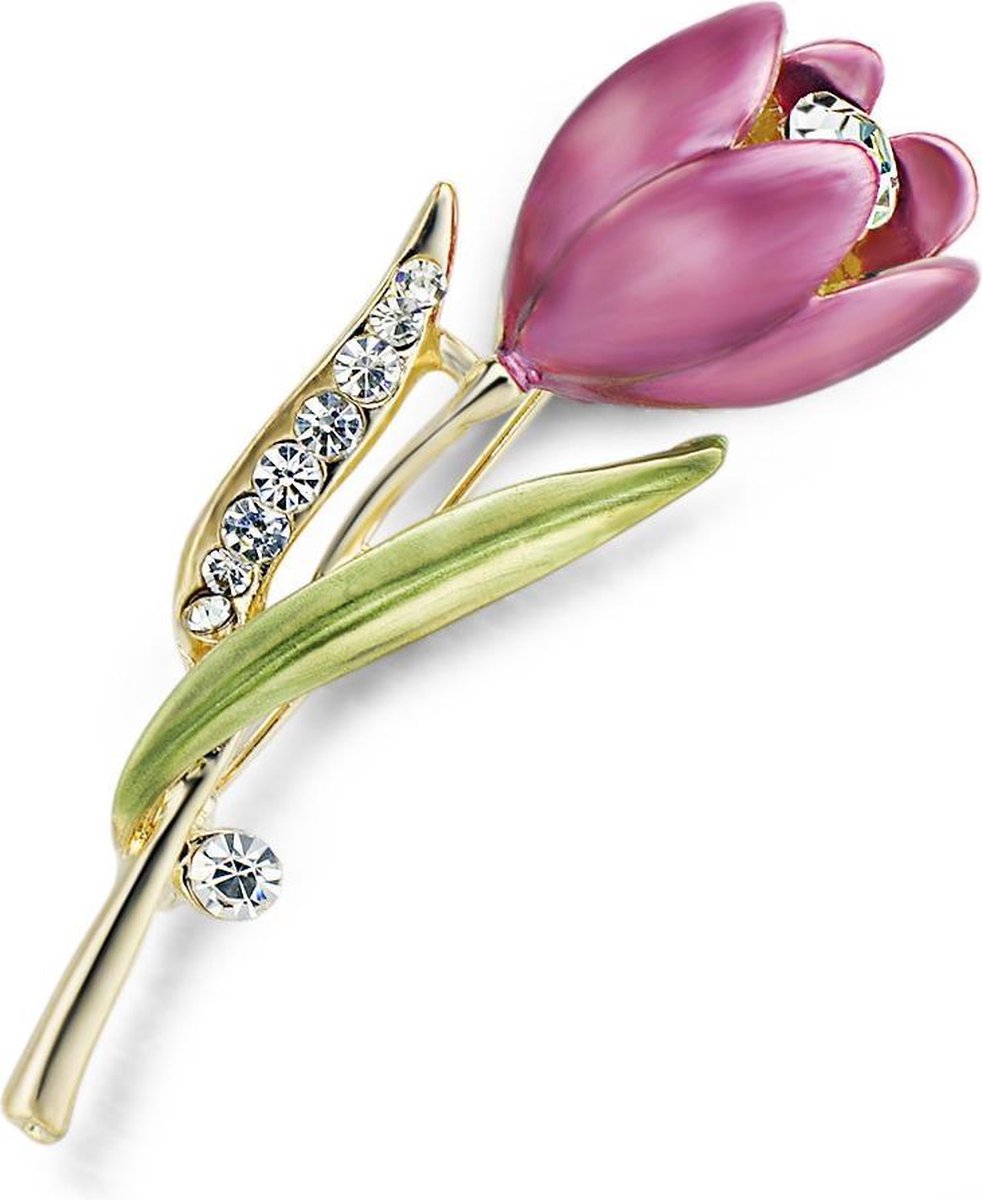 Broche tulipe de luxe | bol.com