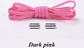 Roze Schoenveter met magneet ronde elastische  ideaal voor kinderen en volwassenen - magnetische schoenveters unisex