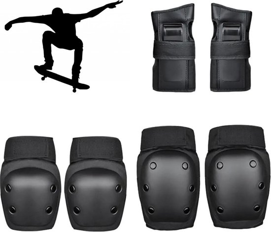 J-Pro 3 in 1 Set Valbescherming - Skate en Skeeler Bescherm Set - Maat S |  bol.com