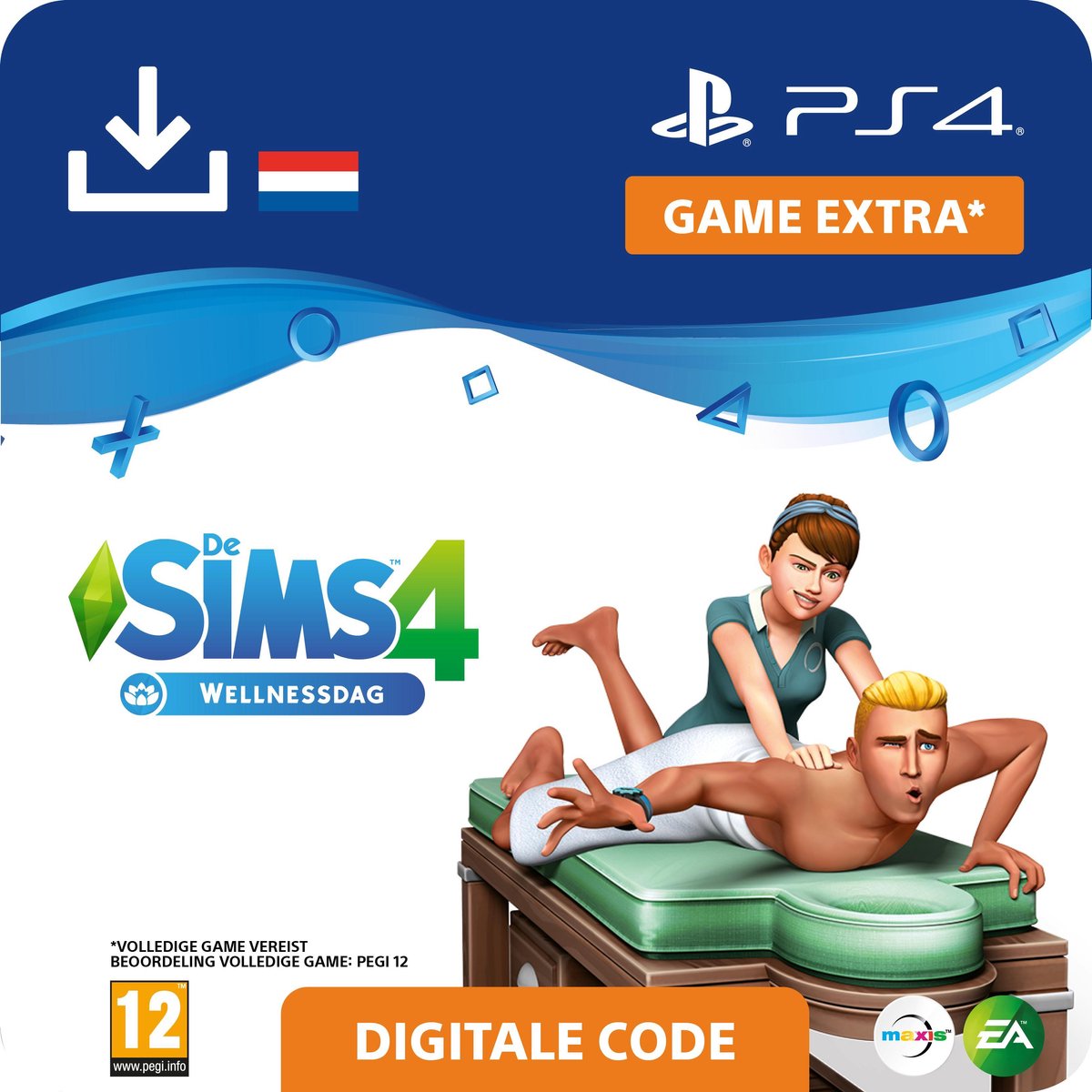 De Sims 4 - uitbreidingsset - Wellnessdag - NL - PS4 download - Sony digitaal