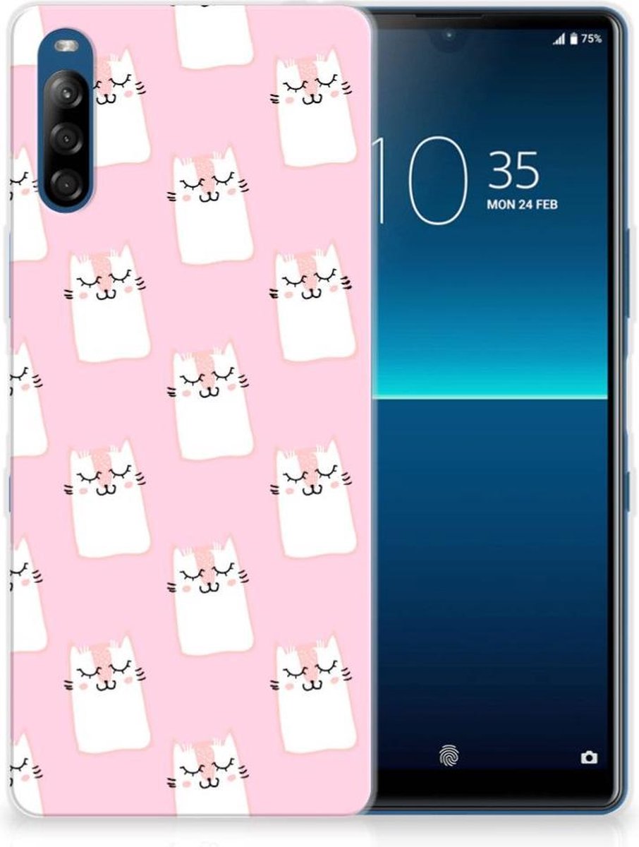 Sony Xperia L4 TPU Hoesje Sleeping Cats