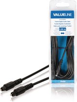 Valueline VLAB25000B50 Toslink Digitale Audiokabel Toslink Mannelijk - Toslink Mannelijk 5,00 M Zwart