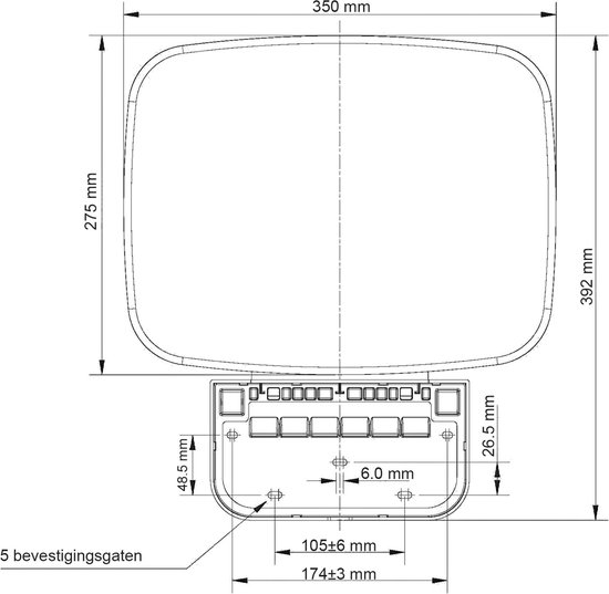 douchestoel opklapbaar wandmontage wit/chroom