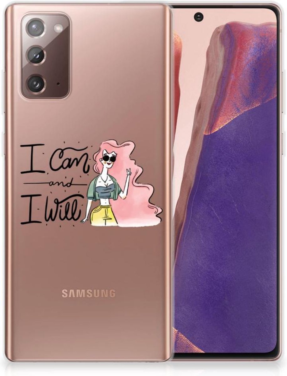 Samsung Note 20 Telefoonhoesje met Naam i Can