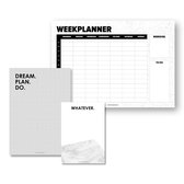 Set 02 | Stationery set | Weekplanner A4 | Notitieblok A5 | Notitieblok A6 | Gezinsplanner | Familieplanner | MOODZ design