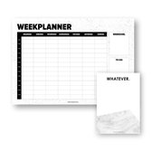 Set 04 | Stationery set | Weekplanner A4 | Notitieblok A6 | Gezinsplanner | Familieplanner | MOODZ design