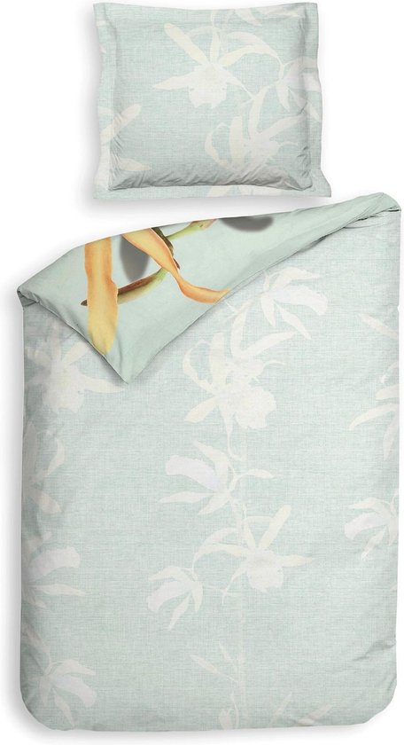 Heckett Lane Housse de couette Katoen Satin Isla - vert menthe 140x200 / 220cm