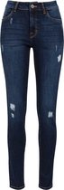 Urban Classics Skinny jeans -Taille, 28 inch- Ripped Denim Blauw