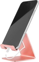 Smartphone accessoires | Smartphone houder | Aluminium | Siliconen | Roze | Universeel