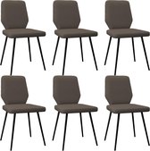 Eetkamerstoelen set 6 stuks (Incl LW anti kras viltjes) - Eetkamer stoelen - Extra stoelen voor huiskamer - Dineerstoelen – Tafelstoelen