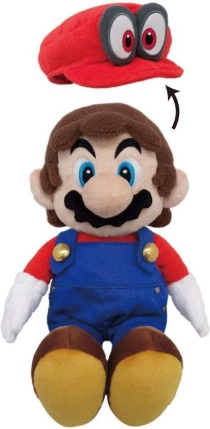 Meesterschap Onderdompeling Zichzelf Super Mario Odyssey: Mario - 40 cm -Pluche | bol.com