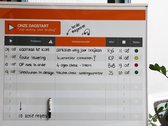 Verbetertabel magneetposter 60x100cm + header - Oranje