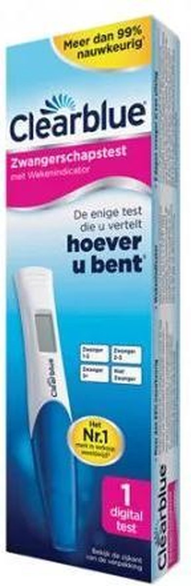 Bol Com Clearblue Zwangerschapstest Met Wekenindicator Vertelt Hoe Ver U Bent In 3 Minuten